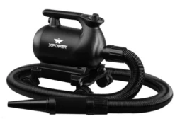XPOWER A-12 Professional Car Dryer Blower W/2 Heat Settings And Mobile Dock W/caster Wheels