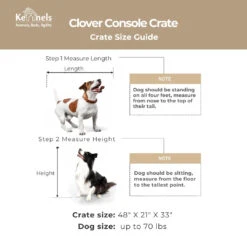 Lucky Kennels Clover Console Crate Stylish Pet Furniture With Sleek Black Metal Gate, Enhances Airflow And Visibility, Elegant Upgrade For Living Spaces -Andisies Zone 1 fa668fff 2573 47e3 a000 d3d099ef4787