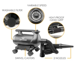 XPOWER A-16 Professional Car Dryer Blower With Mobile Dock W/caster Wheels -Andisies Zone 9 14260643 f7b0 4291 b8f9 be1b661bd6fe