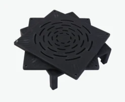 Aeolus Deluxe Stainless Steel Grooming Bathtub With Stairs -Andisies Zone BTS 130T Deluxe Stainless Steel Bathtub with stainless steel stairs floor panels and puppy riser