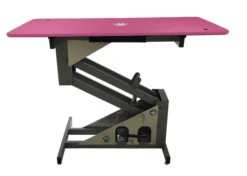 Groomer's Best Hydraulic Grooming Table With Foot Pump -Andisies Zone GB48HYT pinkFR