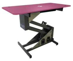 Groomer's Best Hydraulic Grooming Table With Foot Pump -Andisies Zone GB48HYT pinkLH