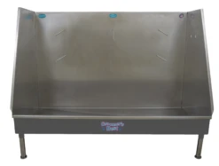 Groomer's Best Stainless Steel Elite Walk-In Dog Grooming Bath Tub 18 Groomer's Best Stainless Steel Elite Walk-In Dog Grooming Bath Tub -Andisies Zone GB58WI greySTR