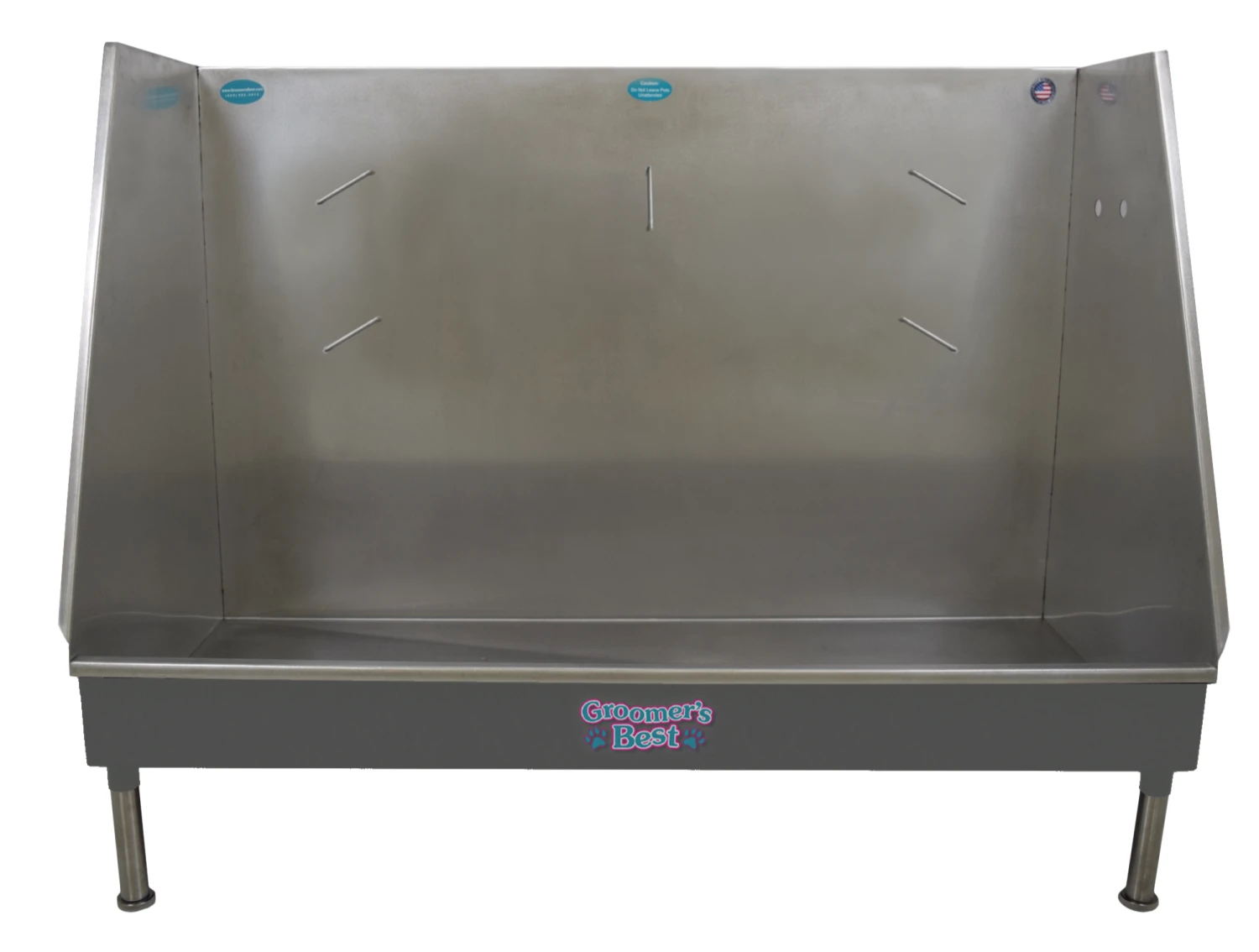 Groomer's Best Stainless Steel Elite Walk-In Dog Grooming Bath Tub 7 Groomer's Best Stainless Steel Elite Walk-In Dog Grooming Bath Tub - Image 5