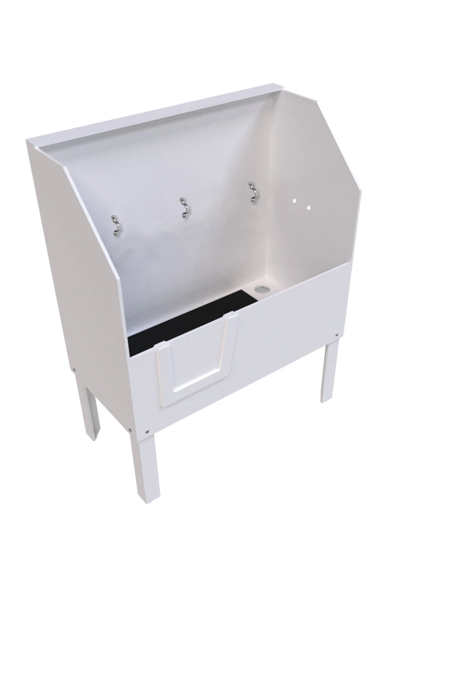 Poly Pet Tubs Professional Dog Grooming Tub With Ramp 58" 3 Poly Pet Tubs Professional Dog Grooming Tub With Ramp 58"