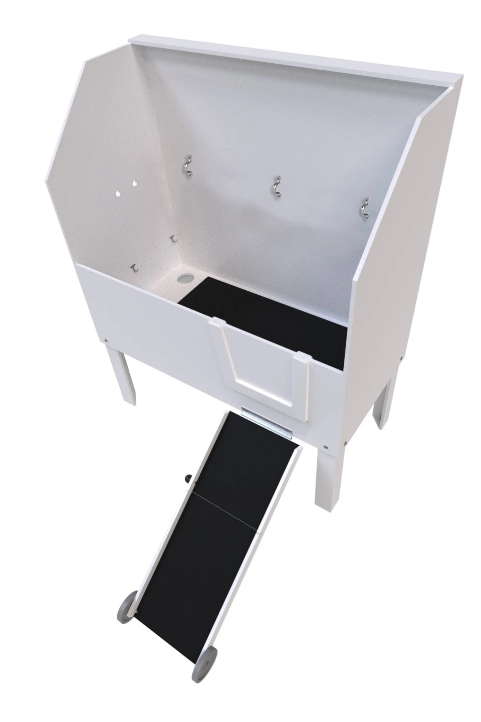 Poly Pet Tubs Professional Dog Grooming Tub With Ramp 58" 5 Poly Pet Tubs Professional Dog Grooming Tub With Ramp 58" - Image 3