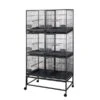 A&E Six Unit Cage With Dividers -Andisies Zone aviary a e six unit breeder cage with dividers 1