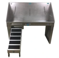 Groomer's Best 58" ADA Compliant Walk-Through Bath Tub W/ Lift & Slide Ramp -Andisies Zone bath tubs groomer s best 58 ada compliant walk through bath tub w lift slide ramp 2