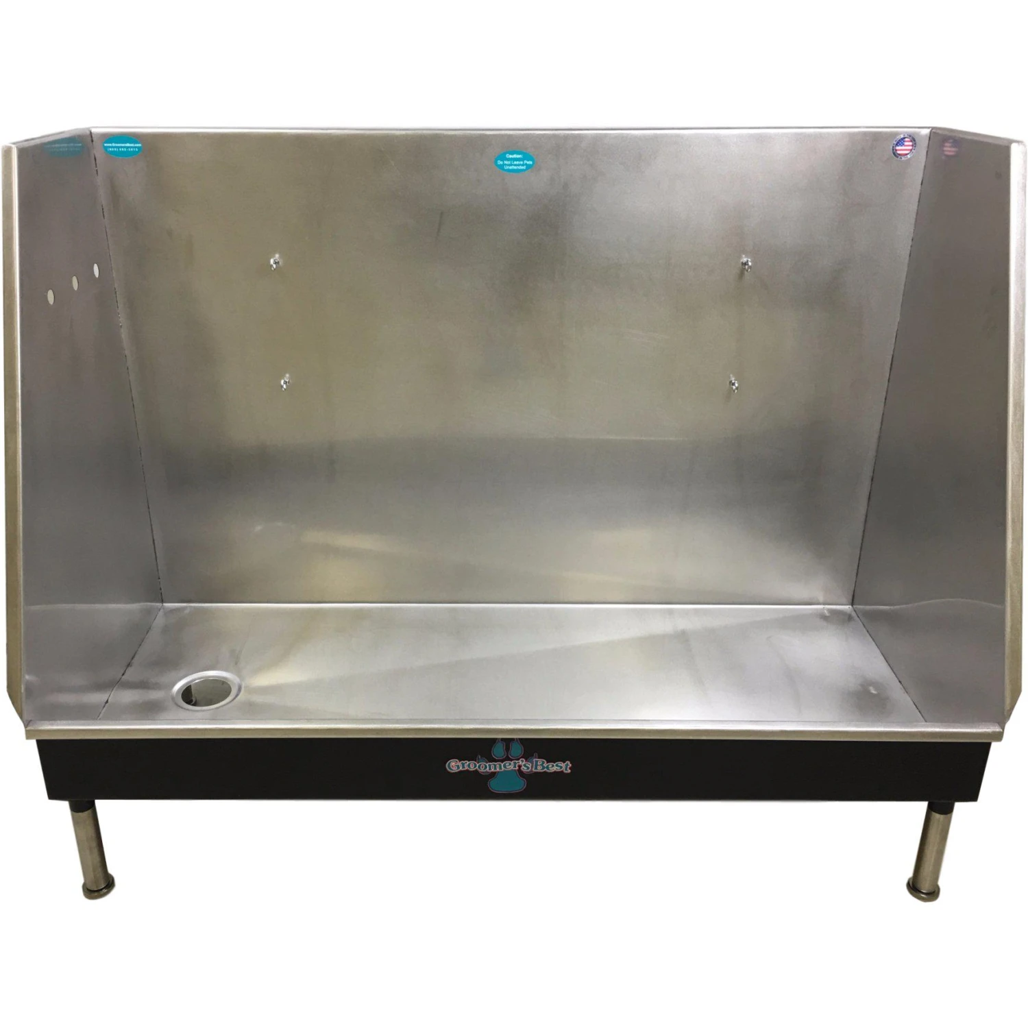 Groomer's Best Stainless Steel Elite Walk-In Dog Grooming Bath Tub 5 Groomer's Best Stainless Steel Elite Walk-In Dog Grooming Bath Tub - Image 3