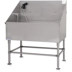 Stainless Steel Classic Dog Grooming Bath Tub 48"