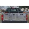 Owens - Aluminum Dog Box For Trucks (Triple) -Andisies Zone dog box owens aluminum dog box for trucks triple 1
