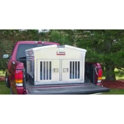 Owens All Seasons Aluminum Double Dog Box -Andisies Zone dog box owens hunter all seasons aluminum double dog box 6
