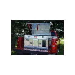 Owens All Seasons Aluminum Double Dog Box -Andisies Zone dog box owens hunter all seasons aluminum double dog box 7