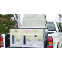 Owens All Seasons Aluminum Triple Dog Box W/ Storage