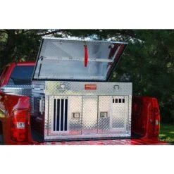 Owens Aluminum Double Dog Box (Standard) -Andisies Zone dog box owens hunter aluminum double dog box 4