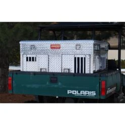 Owens Pro Aluminum Double UTV Dog Box W/ Storage
