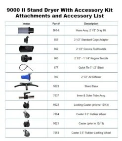 Double K Challengair 9000 II Stand Dryer -Andisies Zone dryers double k challengair 9000 ii stand dryer 4