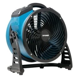 XPOWER FC-250AD Pro 13” Brushless DC Motor Air Circulator Utility Fan With Power Outlets