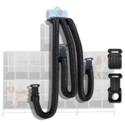 XPOWER X-430TF+MDK Professional 3 Speed Pet Grooming Dog Cage Dryer With Multi Drying Hose Kit, Timer & Filters