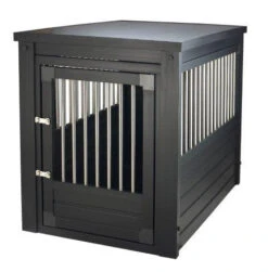 New Age Pet InnPlace Crate With Stainless Steel Spindles -Andisies Zone ecoFLEX InnPlace Crate EHHC402L