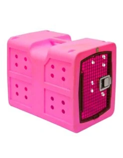 Dakota 283 G3 Framed Door Kennel - Portable Dog Travel Crate -Andisies Zone g3 hot pink