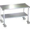 DRE Stainless Steel Veterinary Mobile Gurney And Supply Transport Table -Andisies Zone veterinary tables dre stainless steel veterinary mobile gurney and supply transport table 1