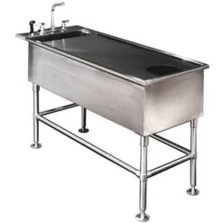 All Stainless Steel Economy Table & Tub Veterinary Wet Table