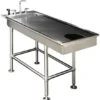 All Stainless Steel Single Level Veterinary Wet Table -Andisies Zone veterinary tables vetlift all stainless steel single level veterinary wet table 1