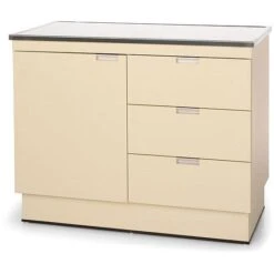 Omni Veterinary Exam Table & Storage | Full Flush Table - 44" X 22"