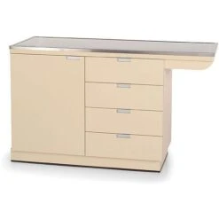 Omni Veterinary Exam Table & Storage | Extended Top (Right-Side) Top Table - 44" X 22"